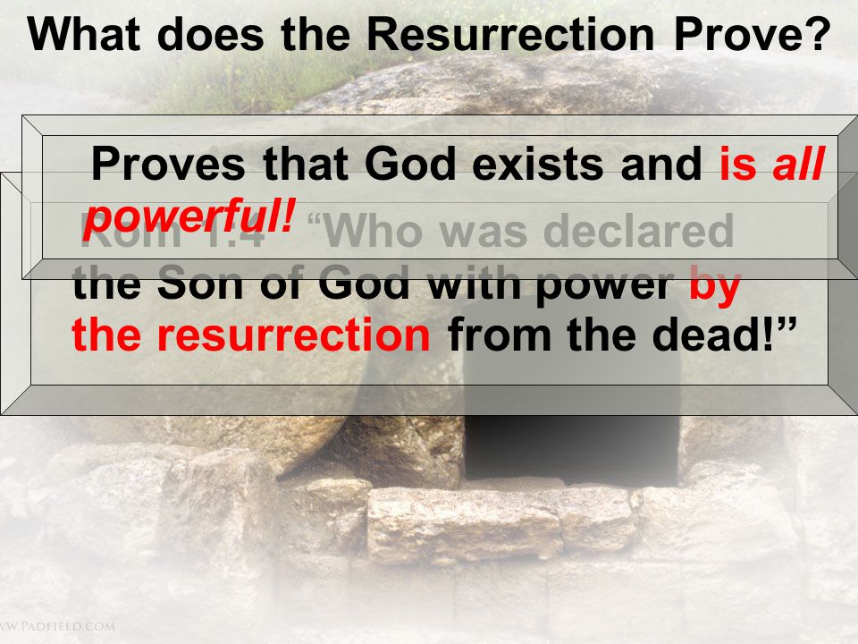 What does the Resurrection Prove.
