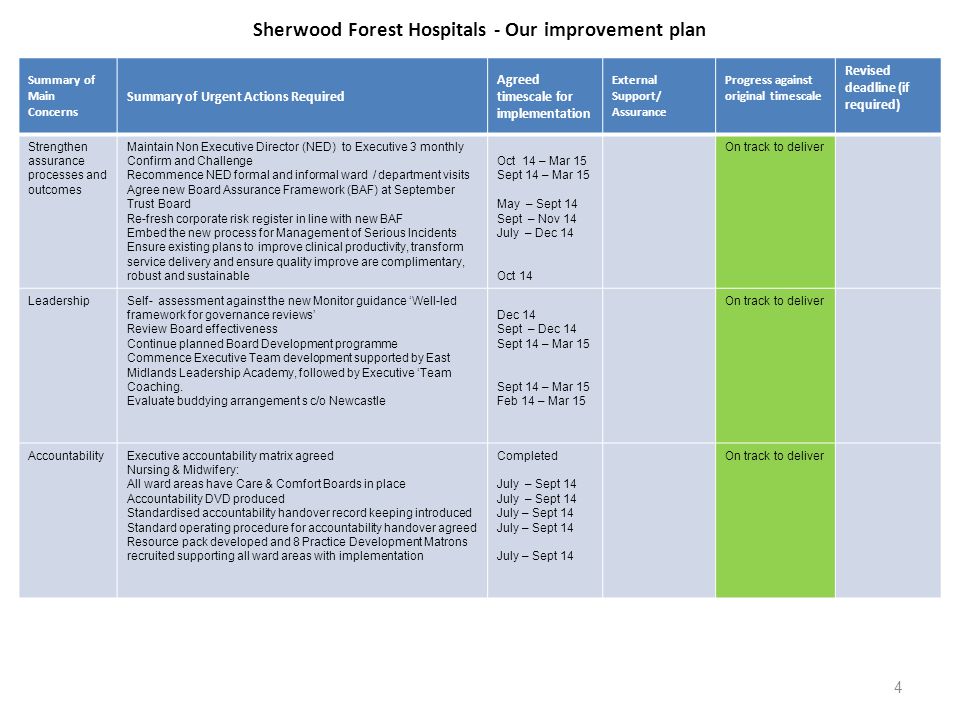hospital executive summary hospital executive summary