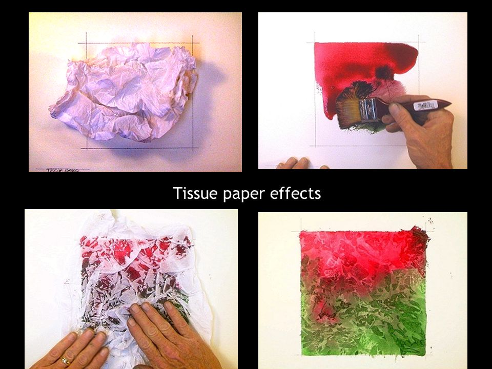 Tissue paper effects