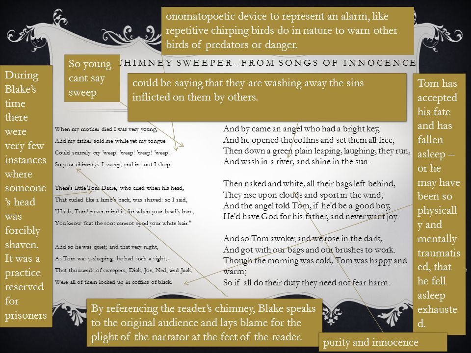 the chimney sweeper essay 2009-1-1 william blake essay i need a conclusion, i'm william blake wrote two versions of his poem “the chimney sweeper”, firstly in 1789 and secondly in 1794. the chimney sweeper essay 2009-1-1 william blake essay i need a conclusion, i'm william blake wrote two versions of his poem “the chimney sweeper”, firstly in 1789 and secondly in 1794.