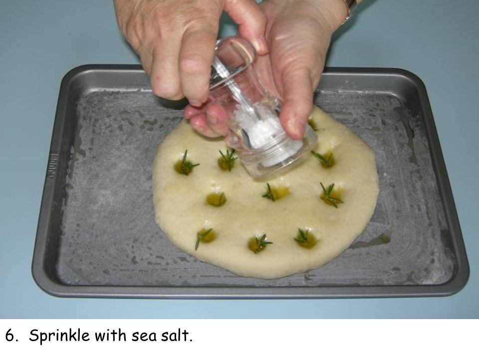 6. Sprinkle with sea salt.