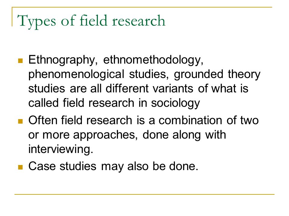 Ethnographic Essay Example