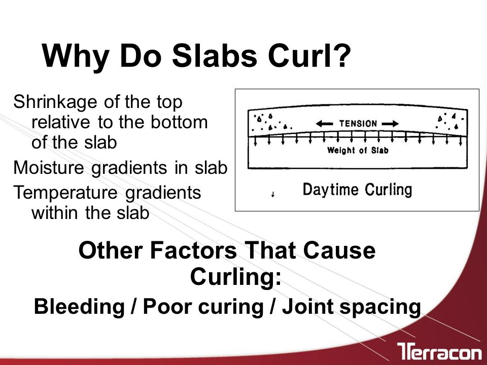 Why Do Slabs Curl.