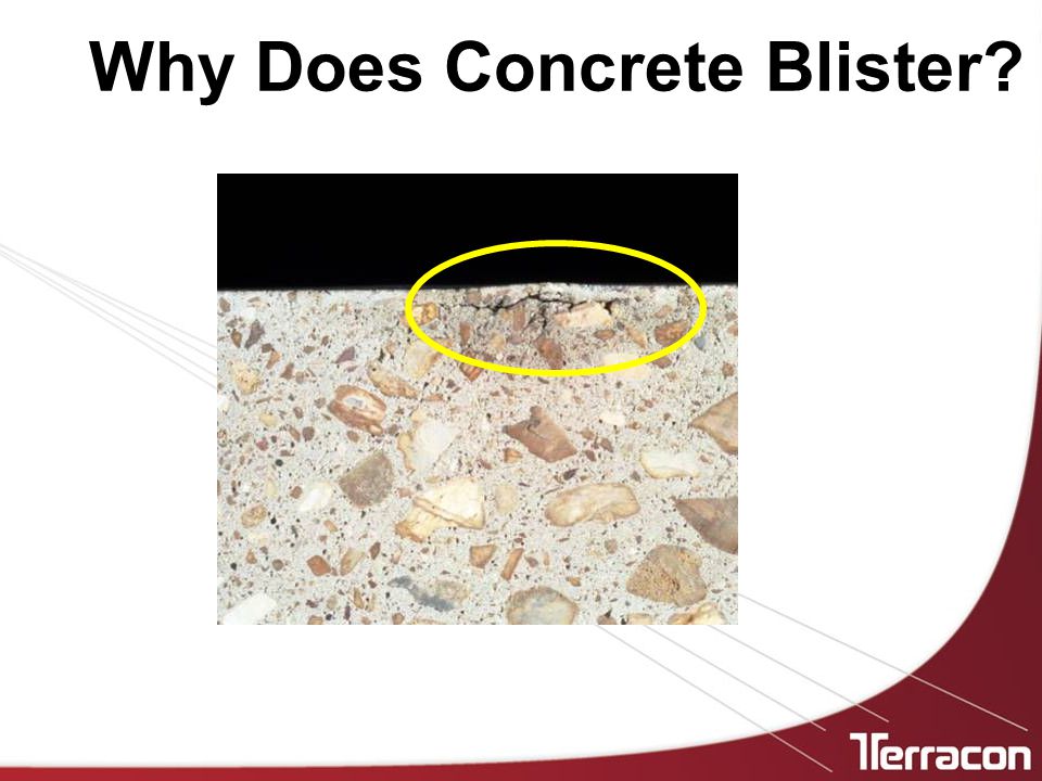 Why Does Concrete Blister