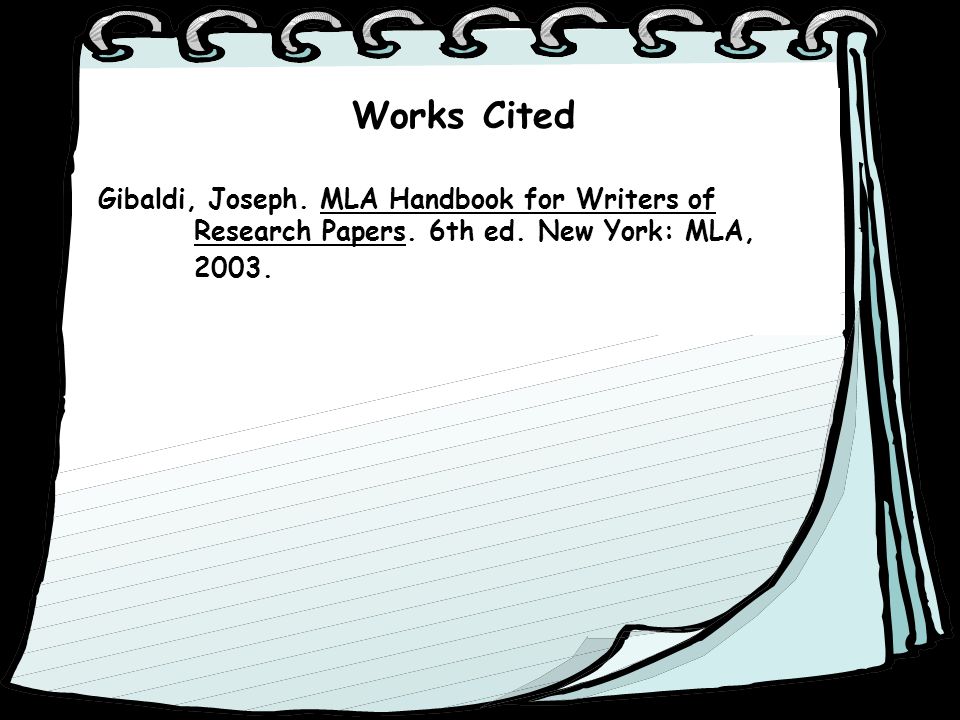 for writers of research papers gibaldi The mla style center search for: buy the book menu the following three sample research papers are typical of the papers that might be submitted in different. for writers of research papers gibaldi The mla style center search for: buy the book menu the following three sample research papers are typical of the papers that might be submitted in different.