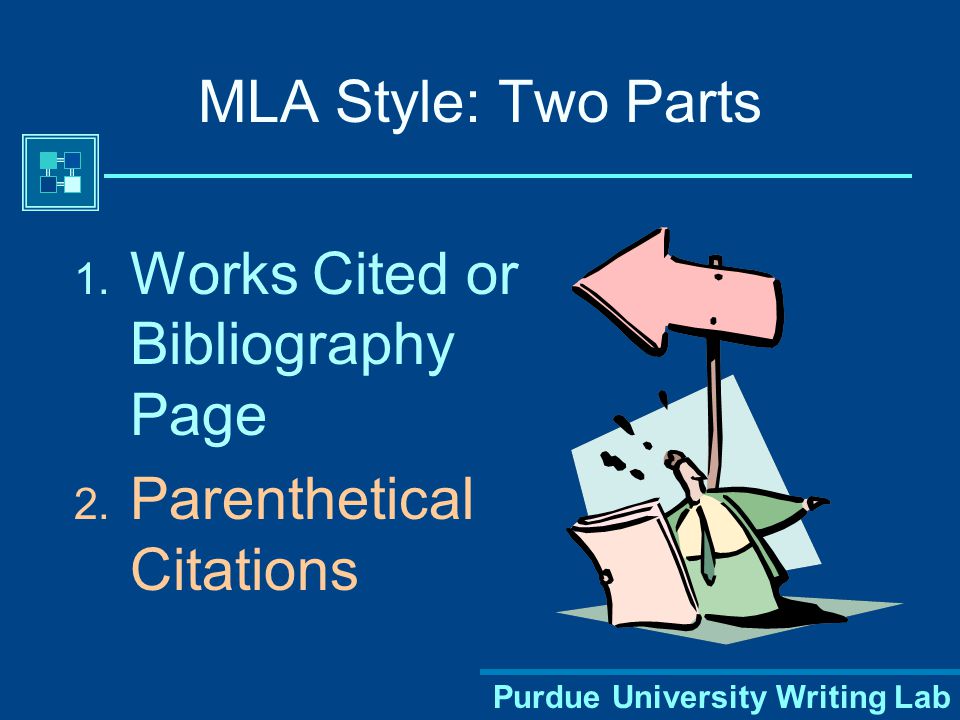 Purdue University Writing Lab Where Do I Find MLA Format.