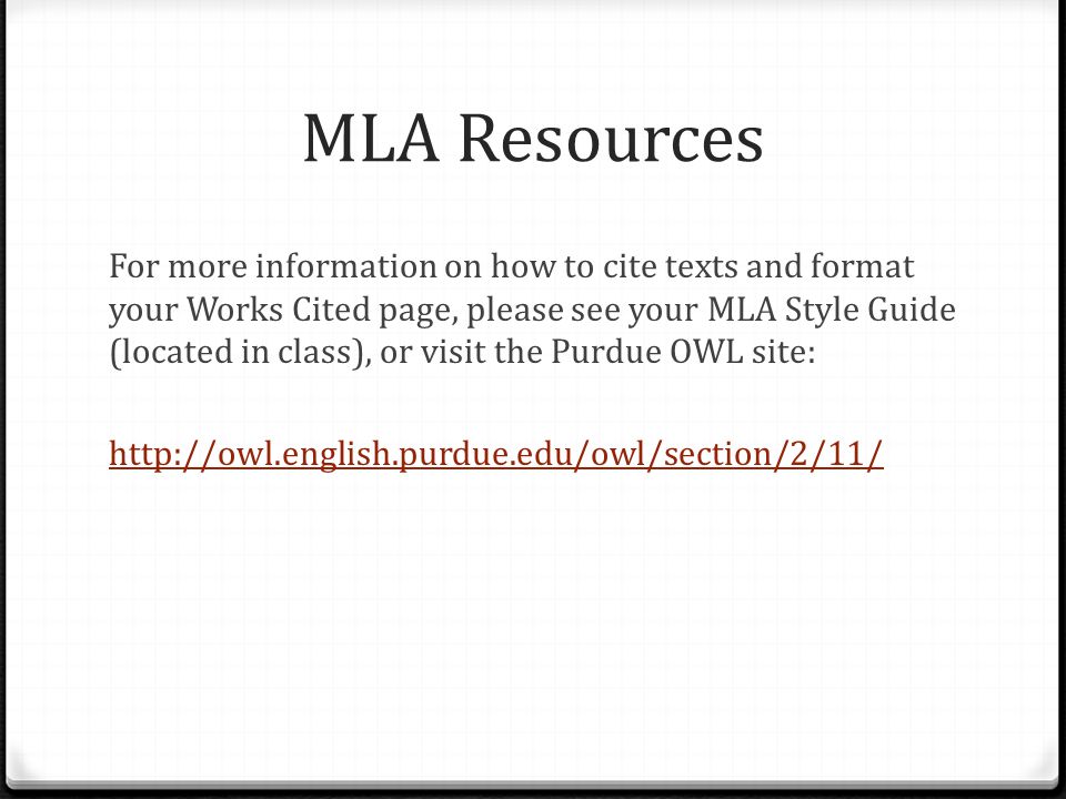 mla format resources mla format resources