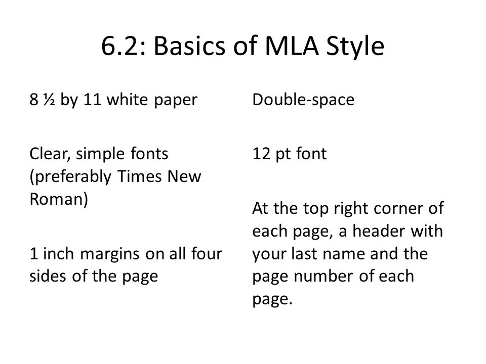 HOW TO – Format papers in standard academic format