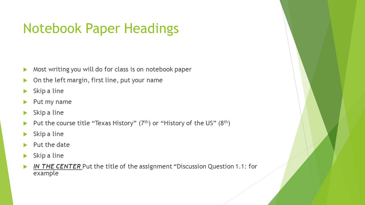 College Essay Paper Format