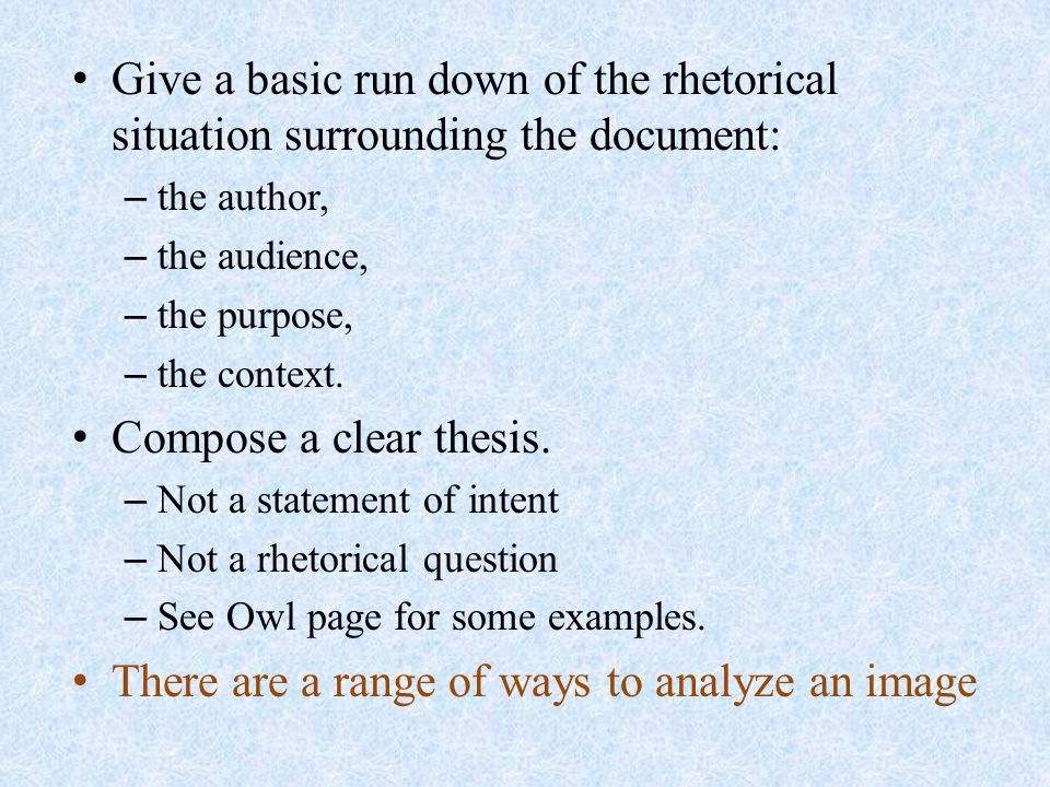 Visual Analysis Essay Examples