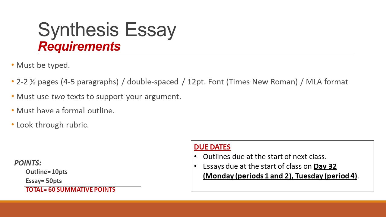 Definition essay mla format