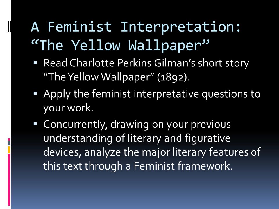 Essay questions about the yellow wallpaper