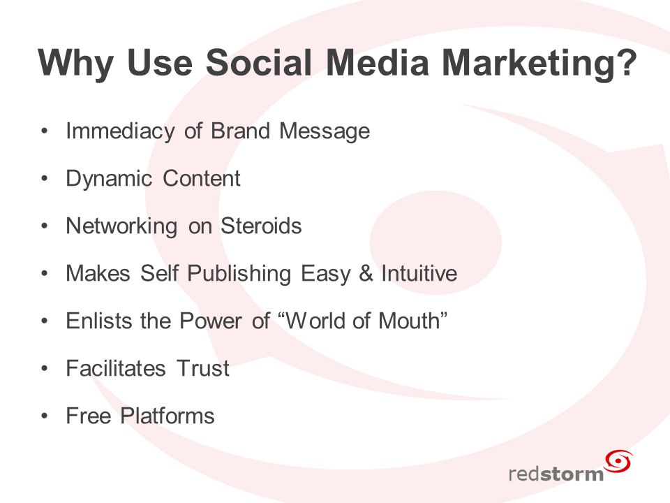 Why Use Social Media Marketing.