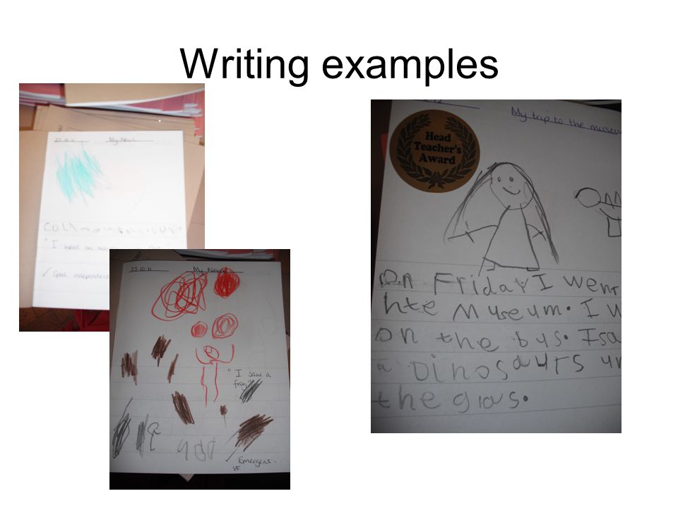 Writing examples