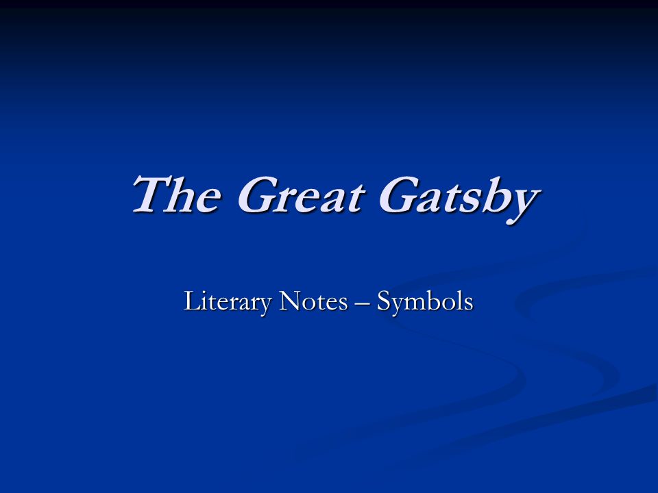 what does the green light symbolize in gatsby