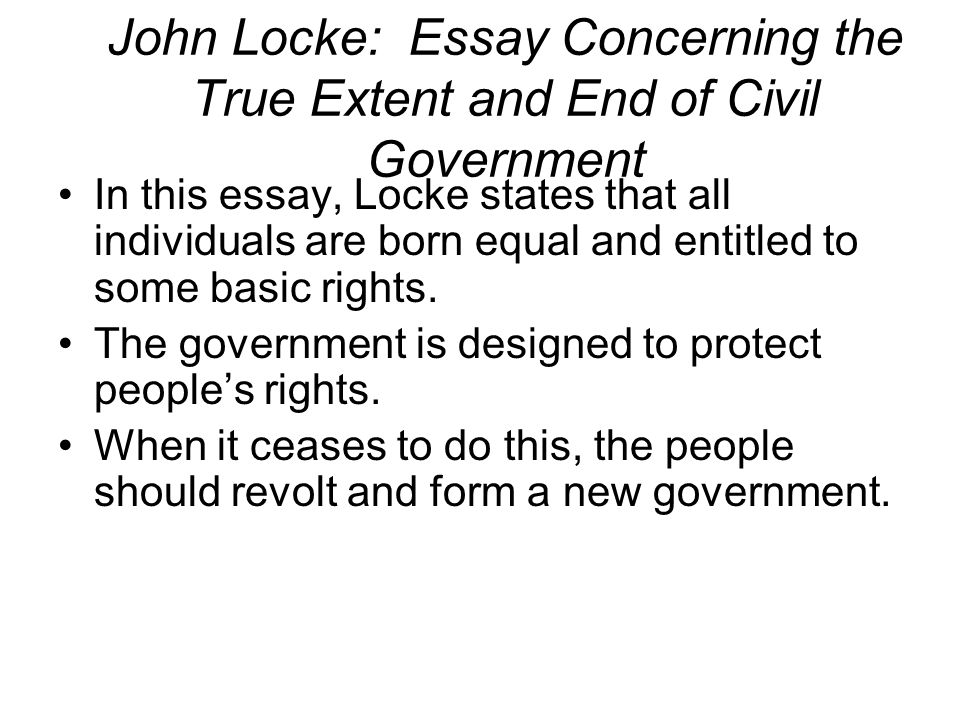 notes on essay concerning human understanding notes on essay concerning human understanding