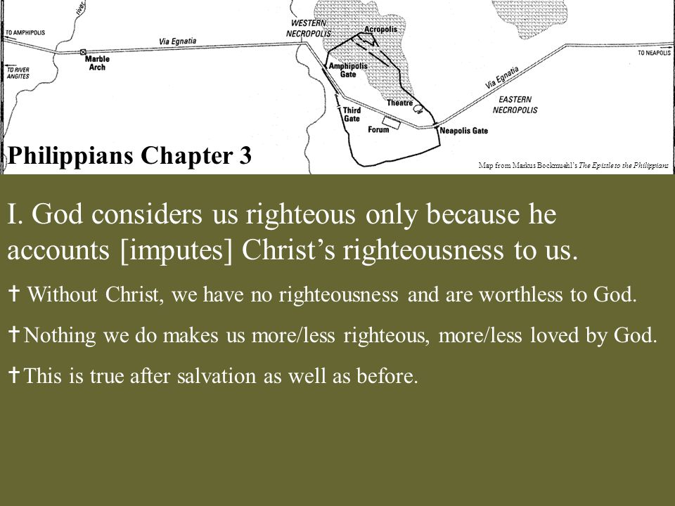 Philippians Chapter 3 Map from Markus Bockmuehl’s The Epistle to the Philippians I.