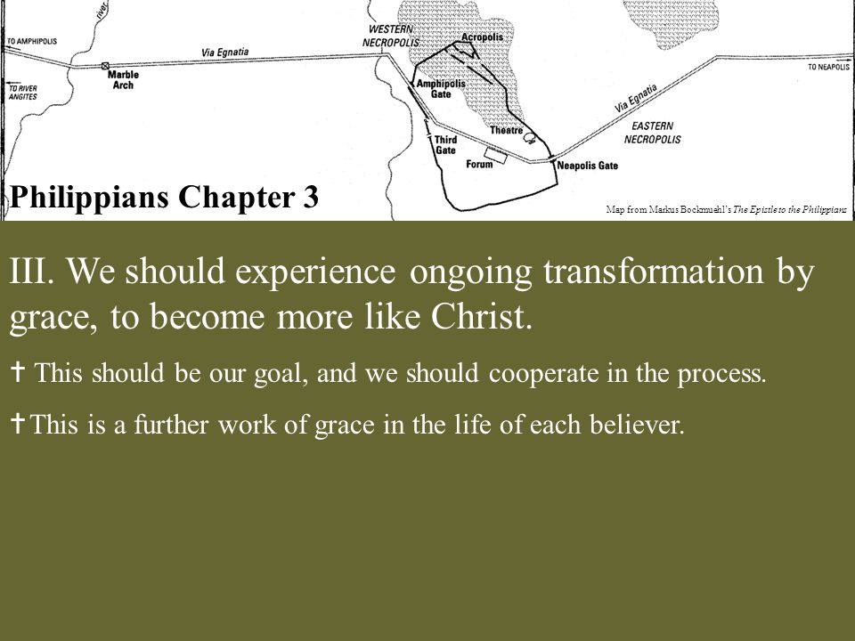 Philippians Chapter 3 Map from Markus Bockmuehl’s The Epistle to the Philippians III.