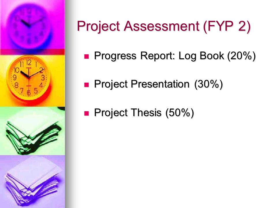 Thesis assessment report