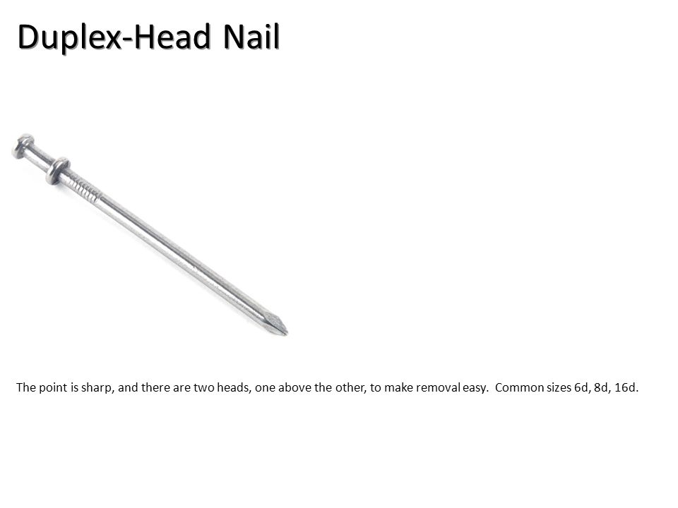 toggle bolt when the screw is tightened a firm anchorage is made 16d nail size