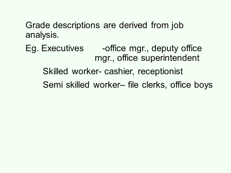 office worker job description