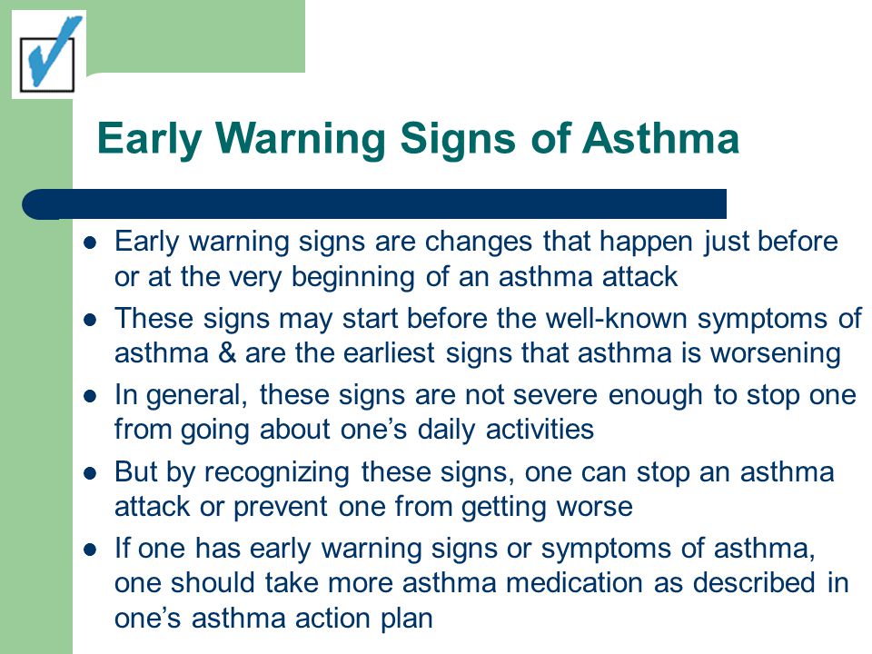 asthma signs and symptoms
