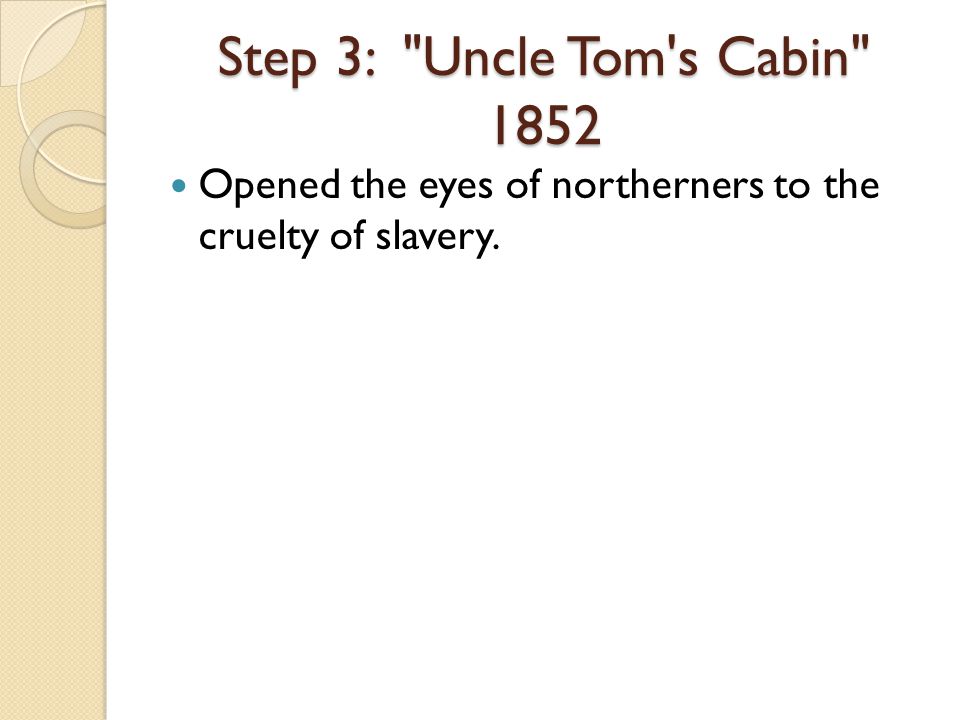 Opened the eyes of northerners to the cruelty of slavery.