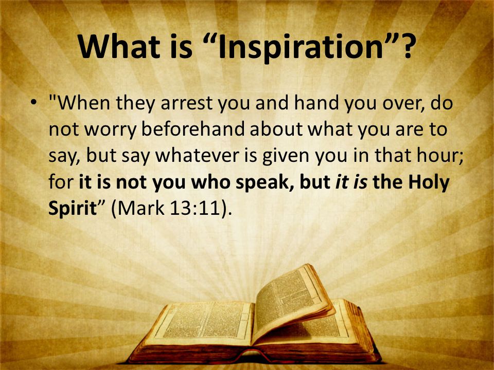 What is Inspiration .