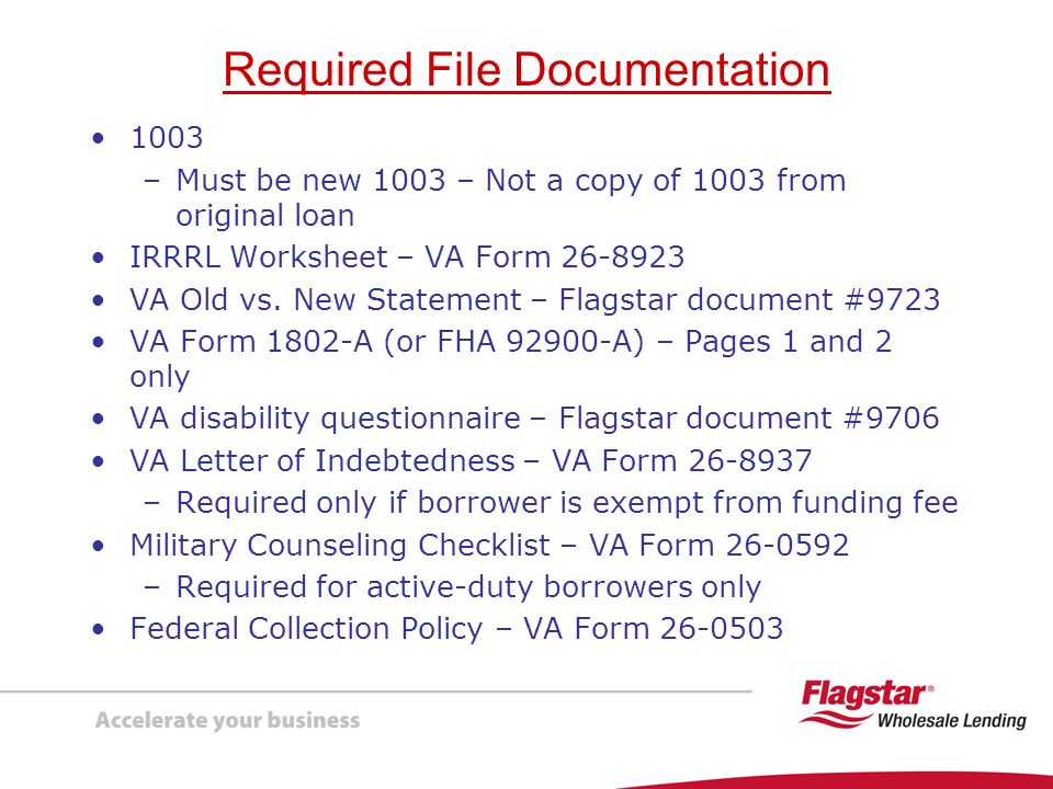 Printables Va Irrrl Worksheet presenting va interest rate reduction refinancing loans irrrls required file documentation 1003 be new not a copy of from