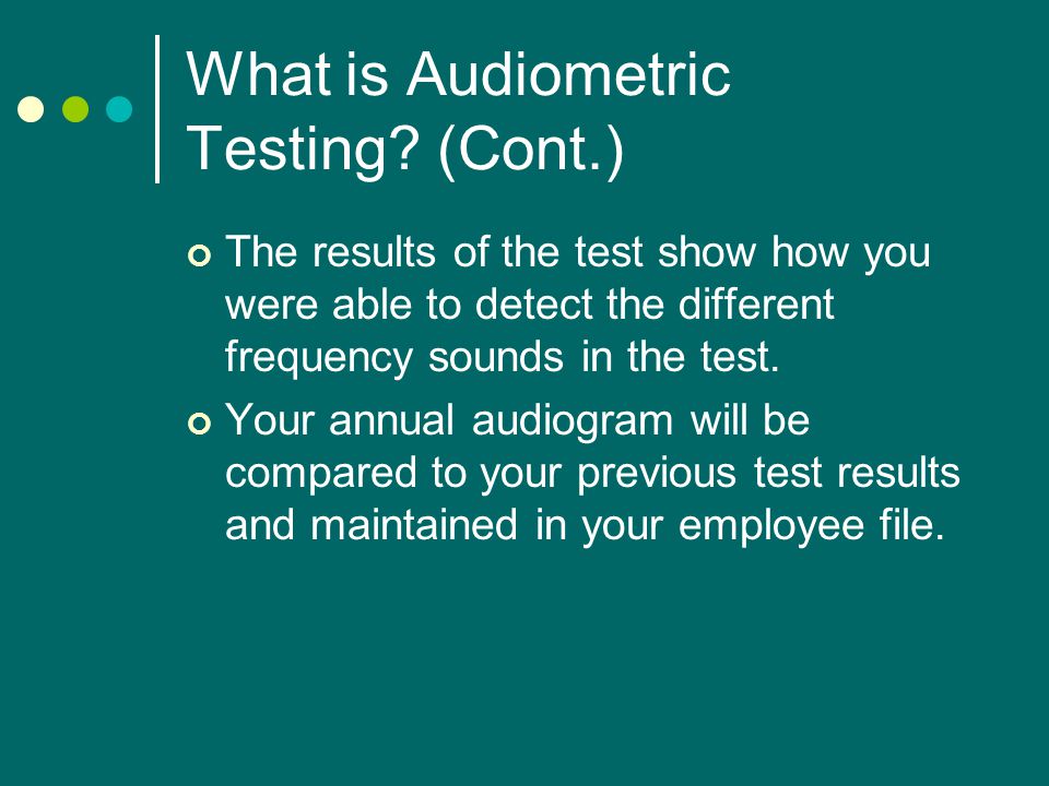 What is Audiometric Testing.