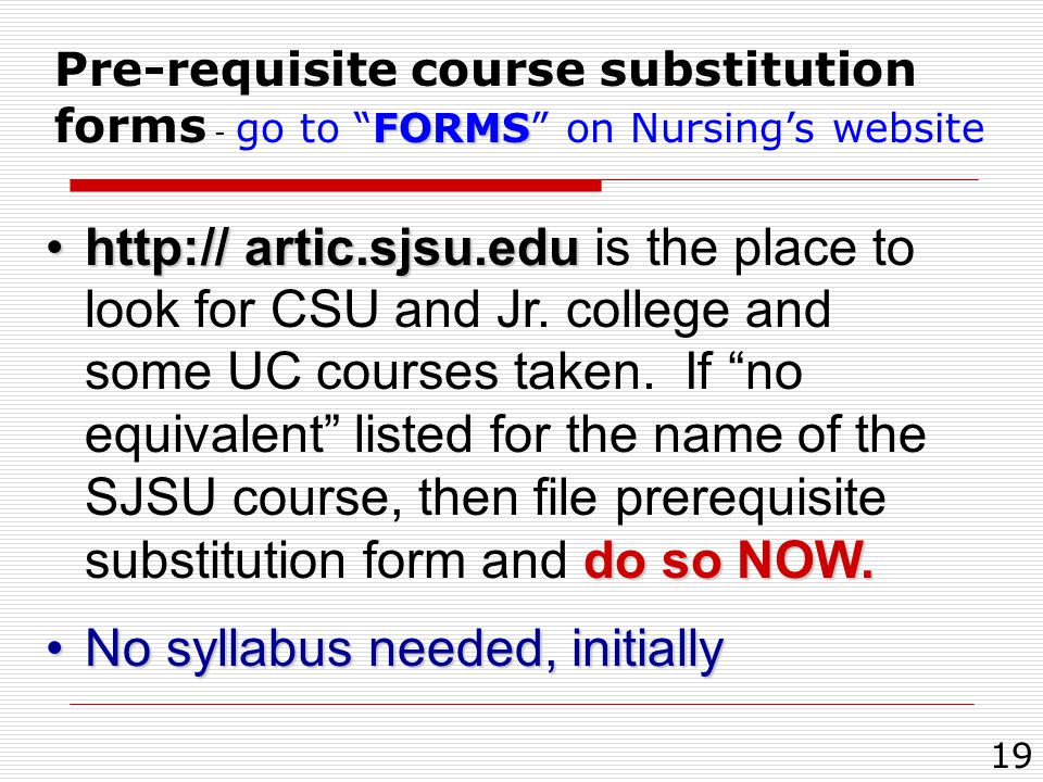 1 san jose state university the valley foundation school of nursing sjsu major form