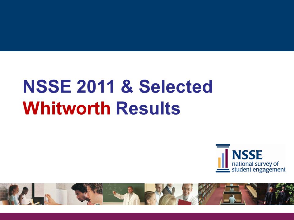 NSSE 2011 & Selected Whitworth Results