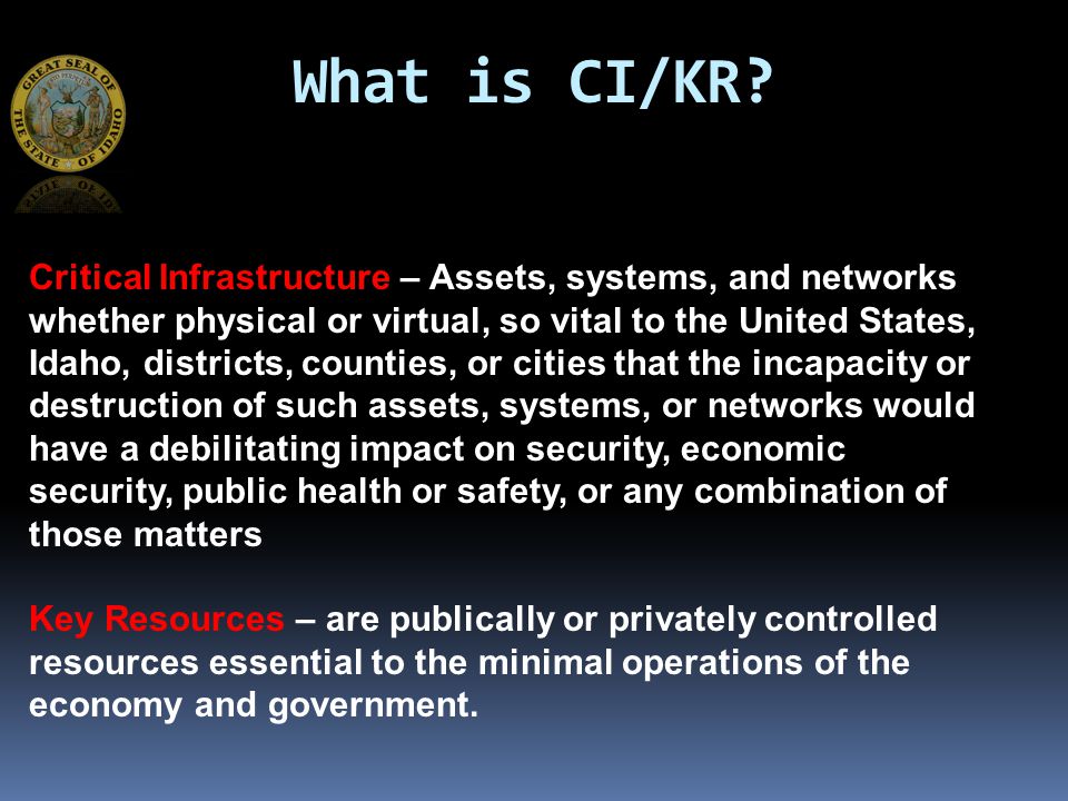 What is CI/KR.
