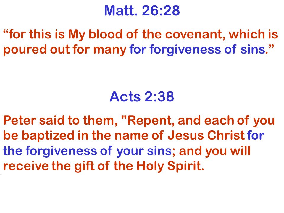 What is Baptism For .  What doses the Bible tells us.