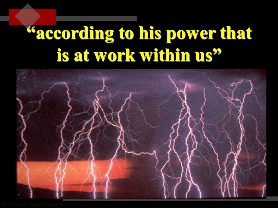 according to his power that is at work within us