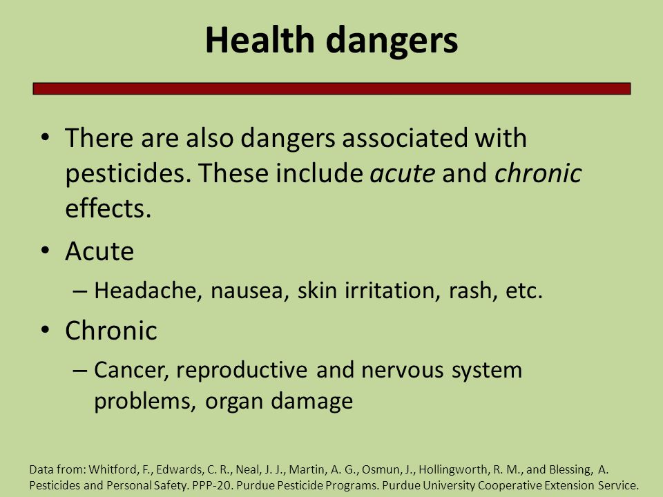 Pesticide health cancer
