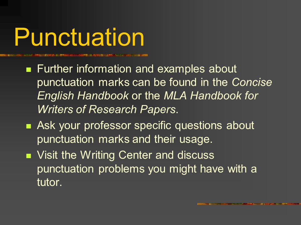 punctuation research papers punctuation research papers