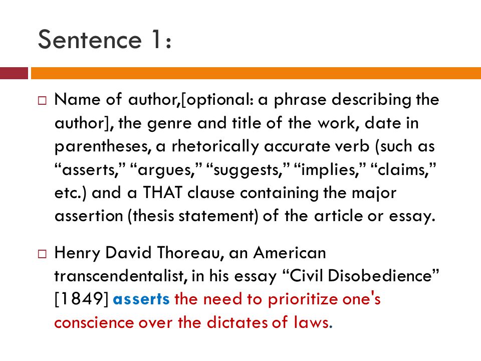 Civil Disobedience Essay