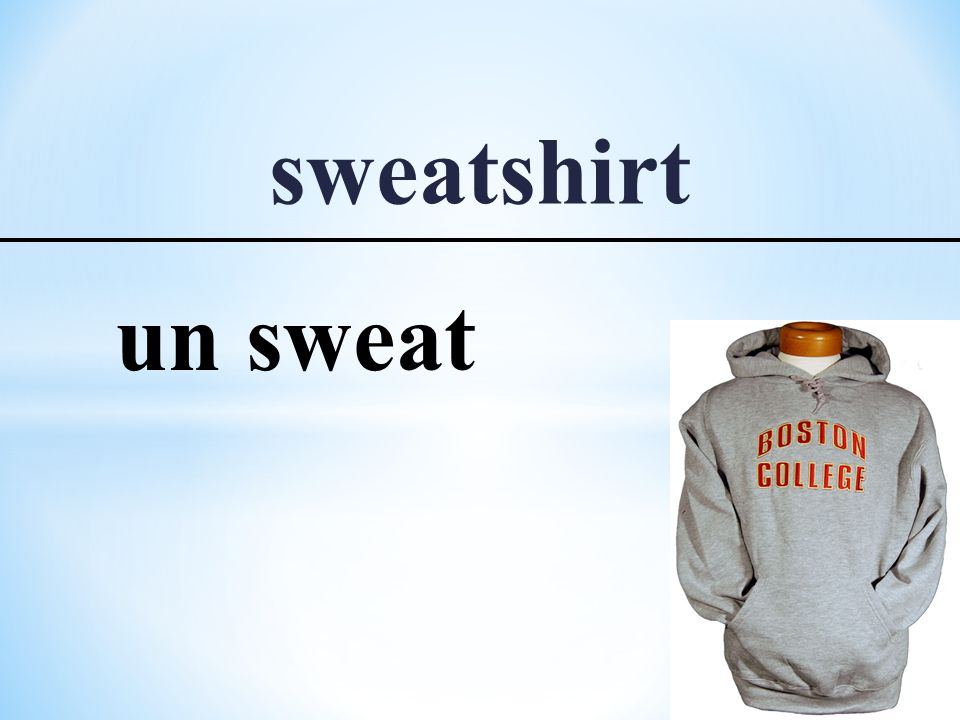 sweatshirt un sweat