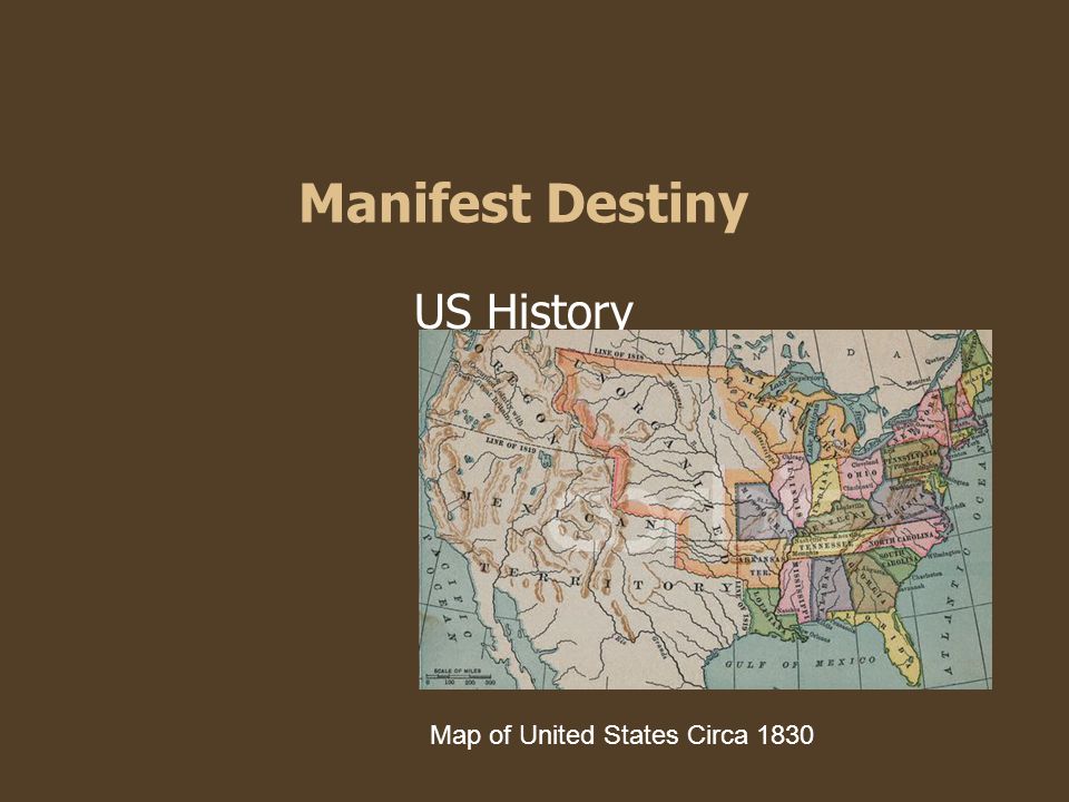 manifest destiny the united states The idea of manifest destiny—that the united states was destined to occupy the entire north american hemisphere—came of age in the 1840s. manifest destiny the united states The idea of manifest destiny—that the united states was destined to occupy the entire north american hemisphere—came of age in the 1840s.