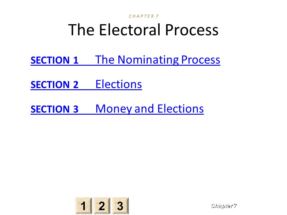 Chapter 7 Section 1 The Nominating Process Worksheet Answers 1 S E C T I O N The Nominating Process Why Is A Magruder 39 American Government H P R 7 Elect