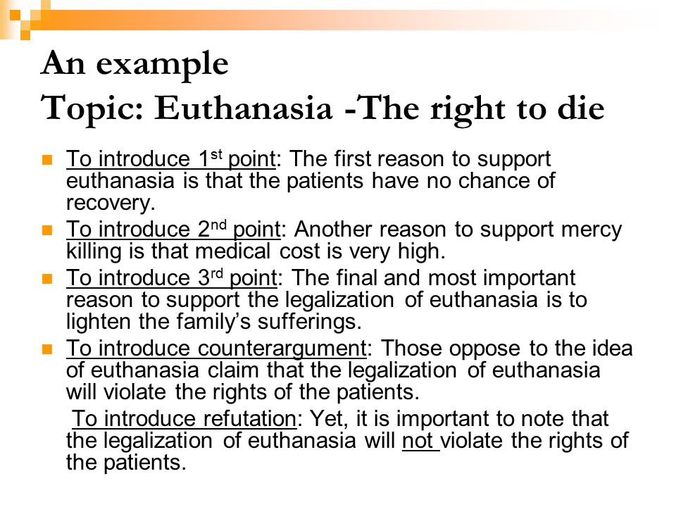 essay on euthanasia