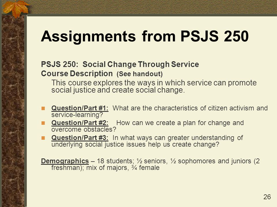 Service Learning Essay