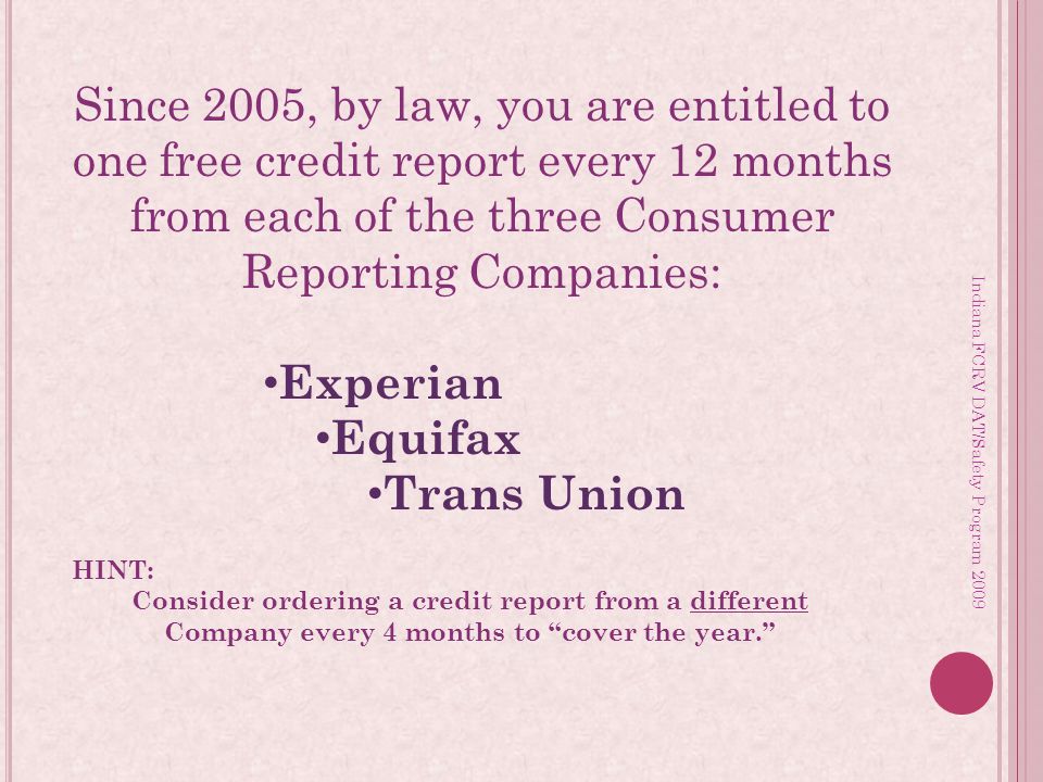 INDIANA FREE CREDIT REPORT indiana free credit report: