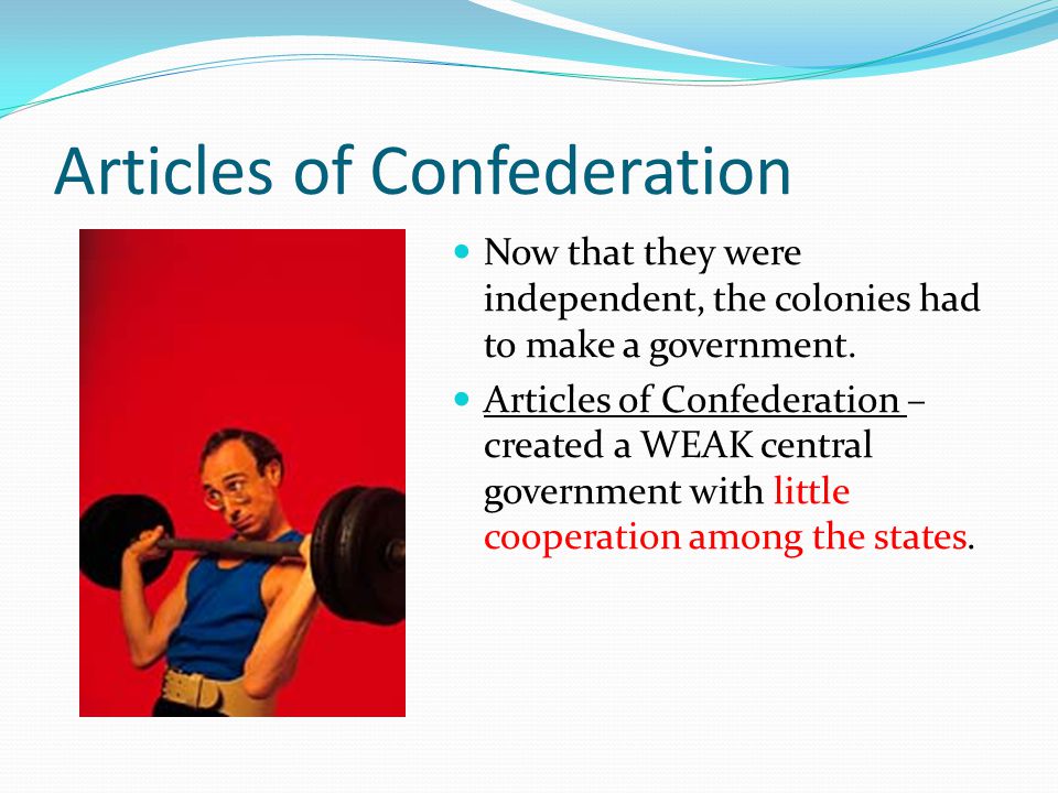 Compare the articles of confederation and the constitution