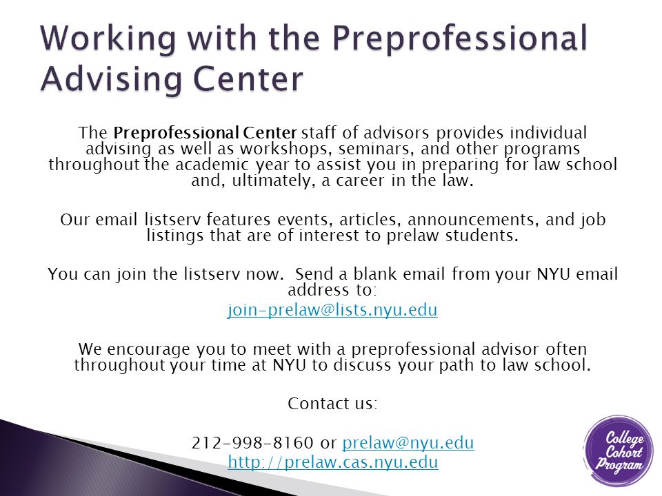 prelaw jobs