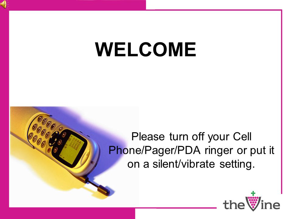 please turn off cell phone sign