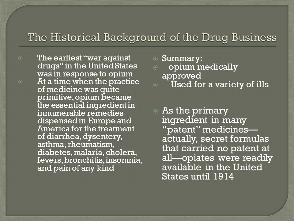 War On Drugs Essay