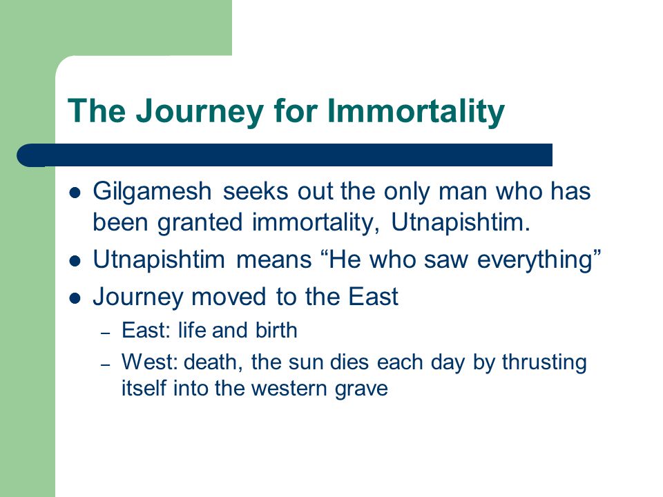 What Does Gilgamesh Learn What Does Gilgamesh Learn