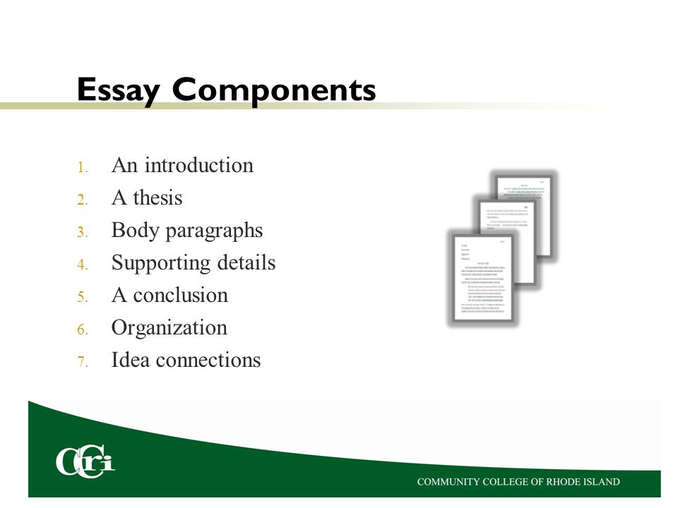 Thesis body and conclusion